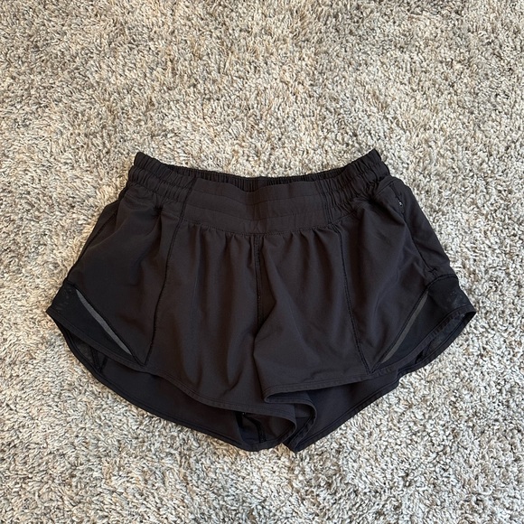 lululemon athletica Pants - black lululemon hotty hot shorts